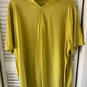 Nike Yellow Polo Shirt Short Sleeve